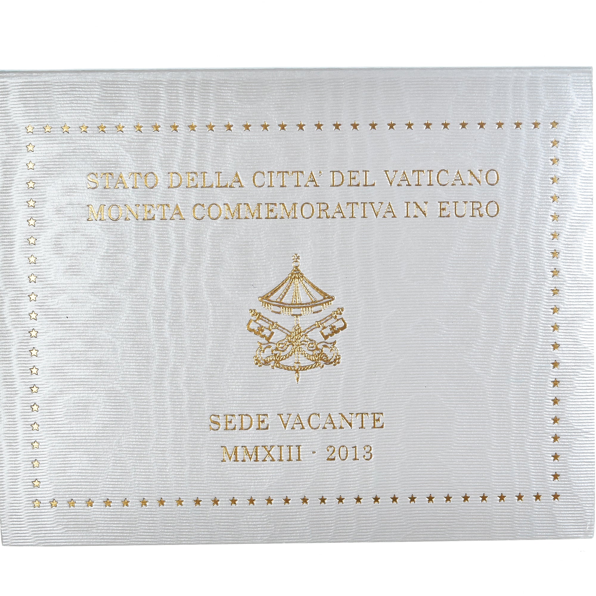 Vaticano, 2 Euro, Siège Vacant, 2013, MS(65-70), N/D