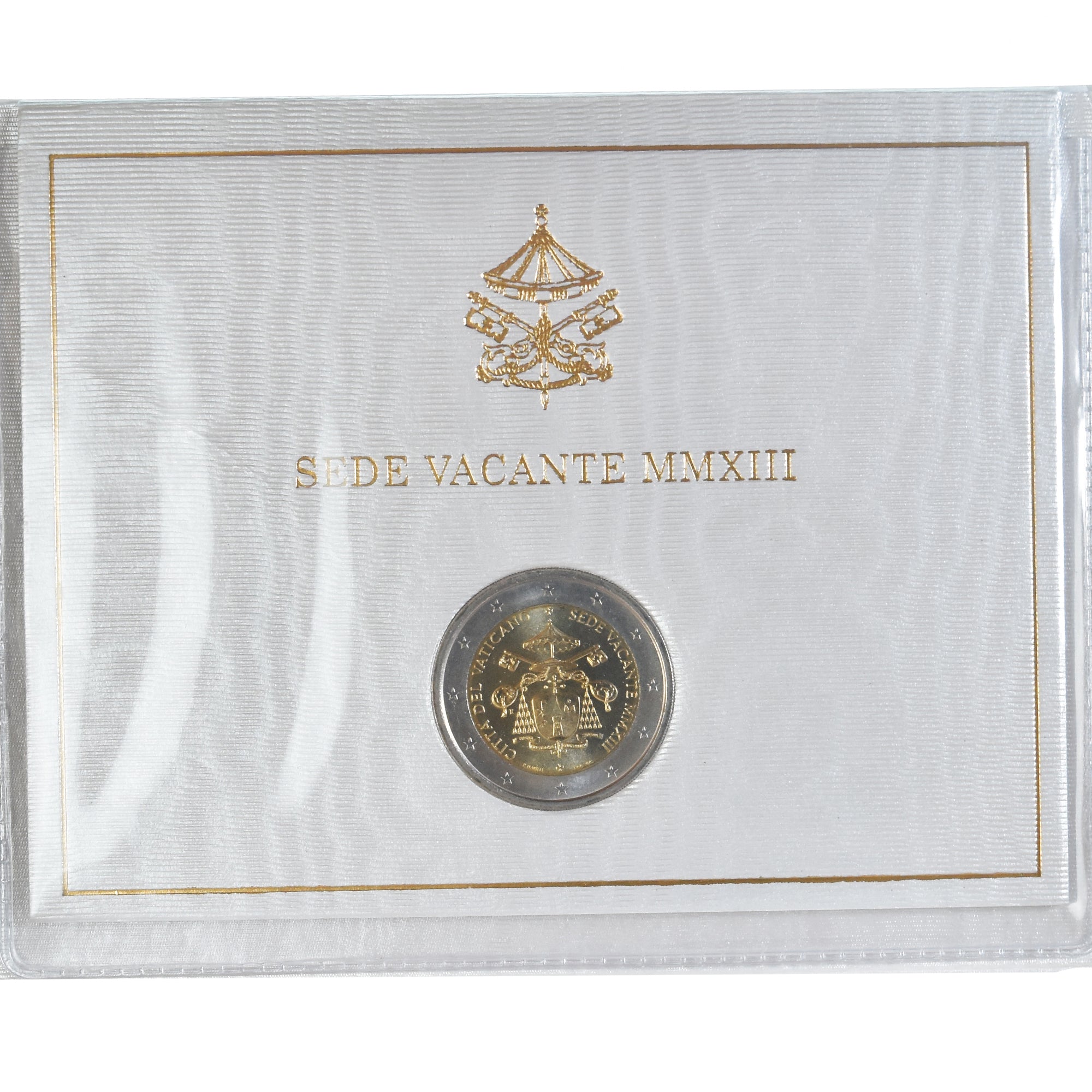 Vaticano, 2 Euro, Siège Vacant, 2013, MS(65-70), N/D