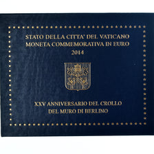 Vatican, 2 Euro, 25ème anniversaire de la chute du mur, 2014, Rome, Pape