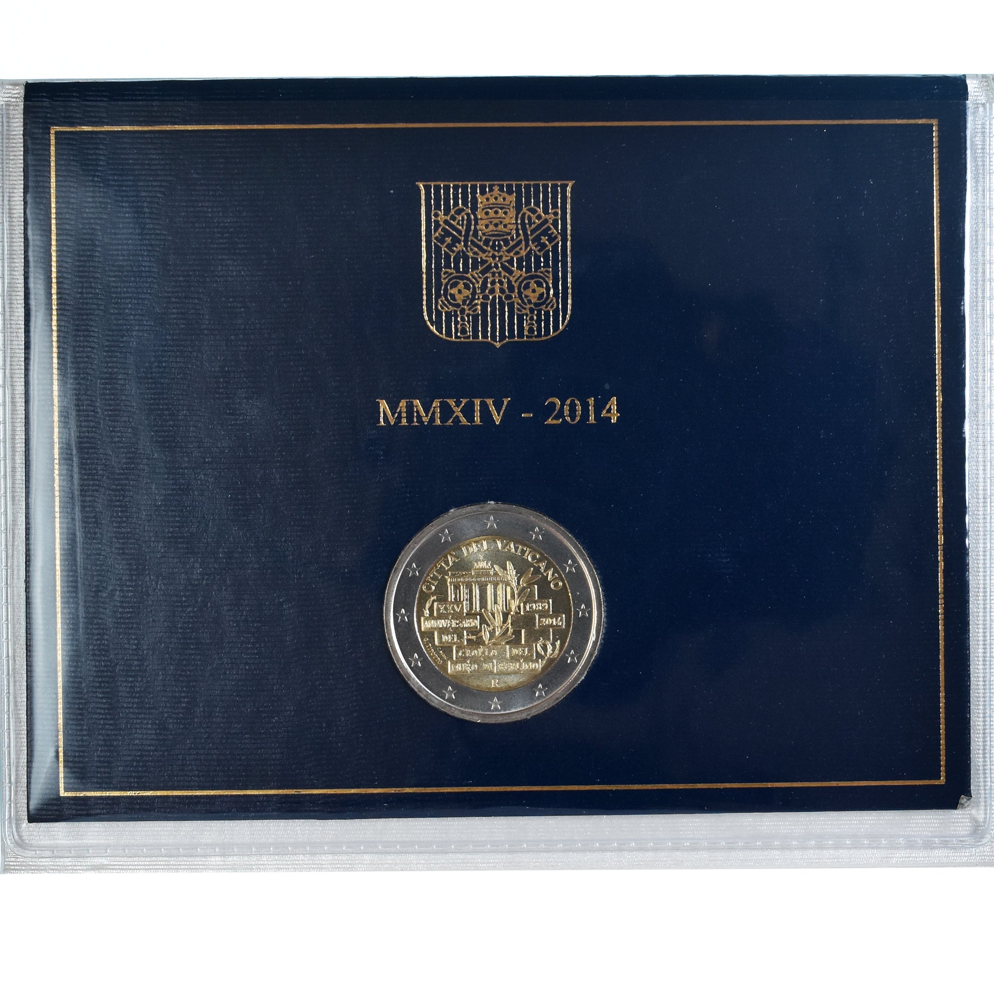 Vatican, 2 Euro, 25ème anniversaire de la chute du mur, 2014, Rome, Pape
