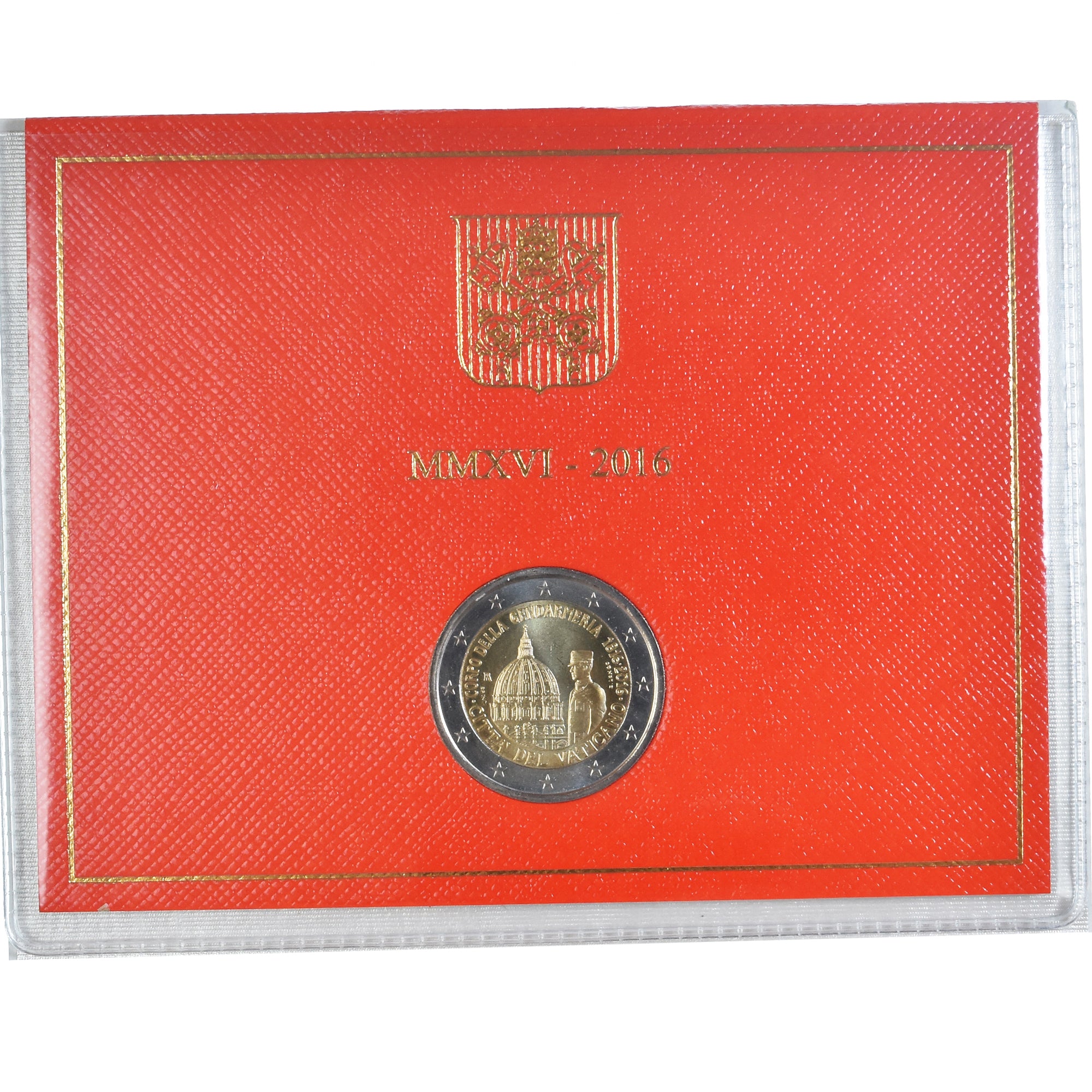Vatican, 2 Euro, 200 ans de la gendarmerie du Vatican, 2016, MS(65-70)