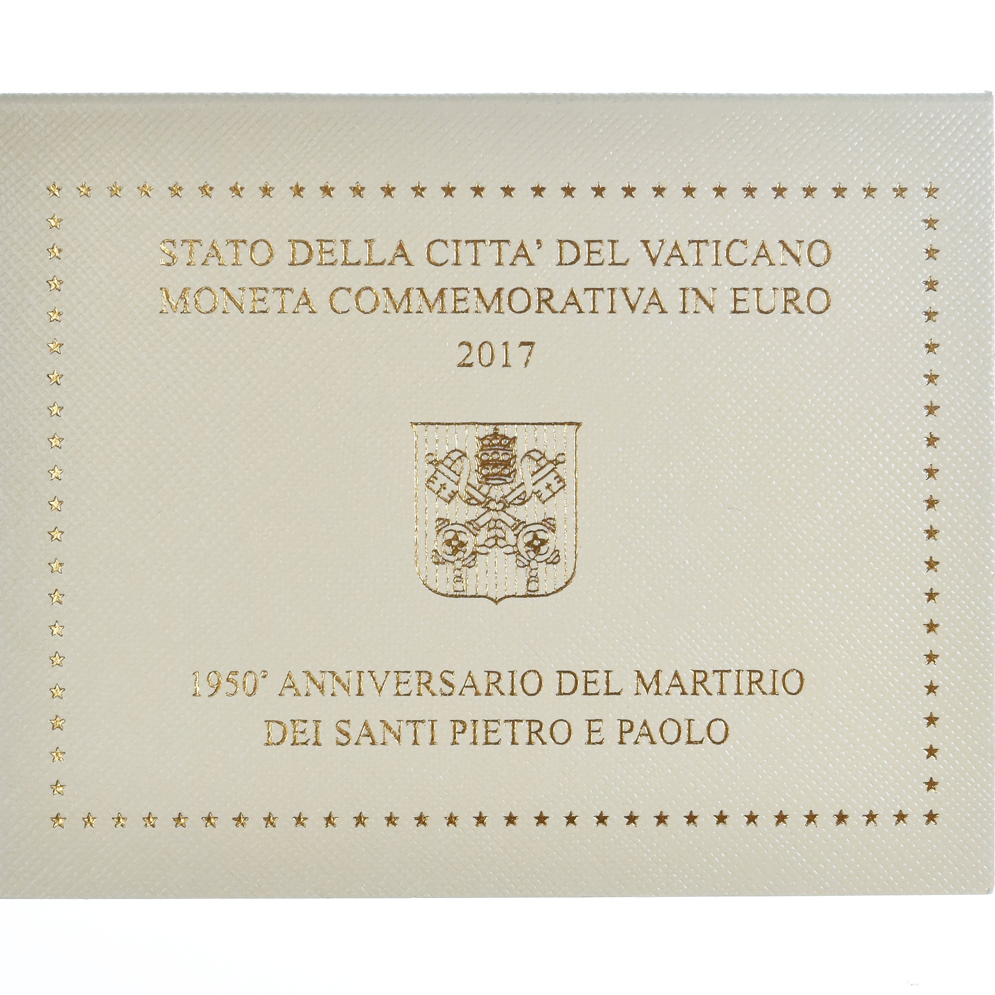 Vatican, 2 Euro, 2017, Martyre des Saints Pierre et Paul, MS(65-70), Bi-Metallic