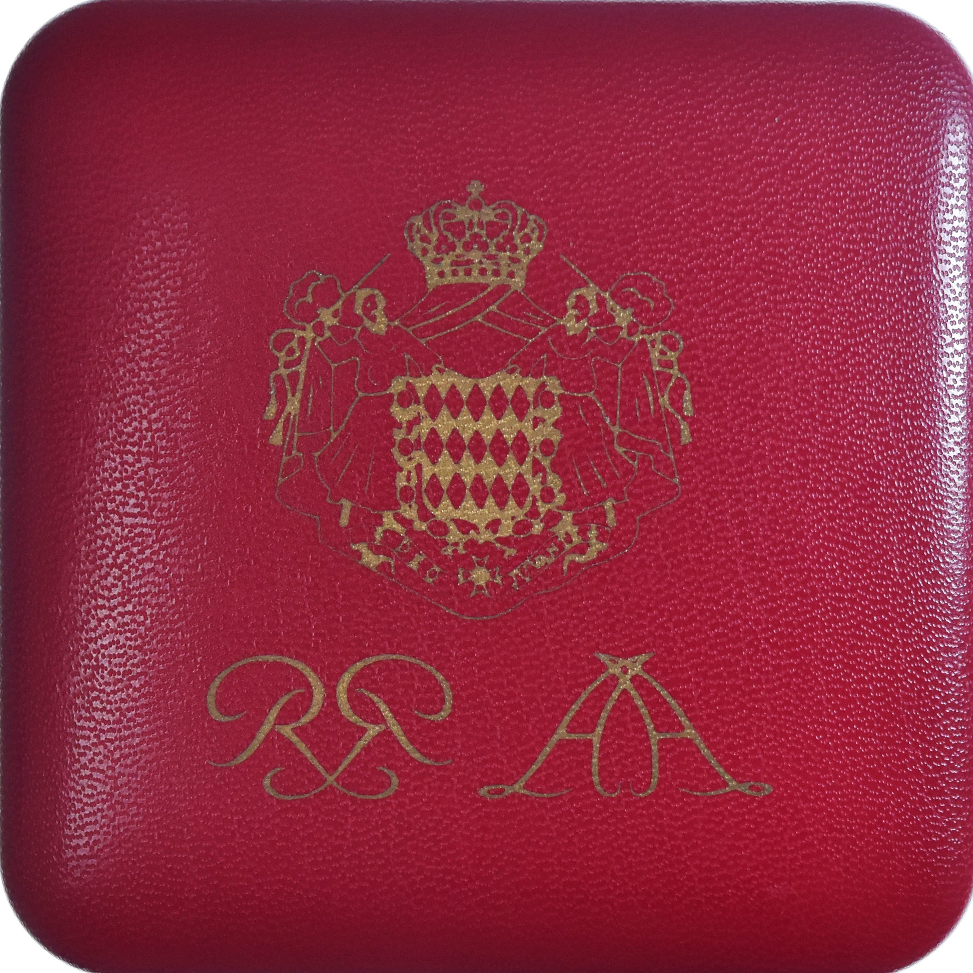 Monaco, Coffret, Prince Rainier III, 2005, 1,2,5 cts, FDC, Cuivre plaqué acier