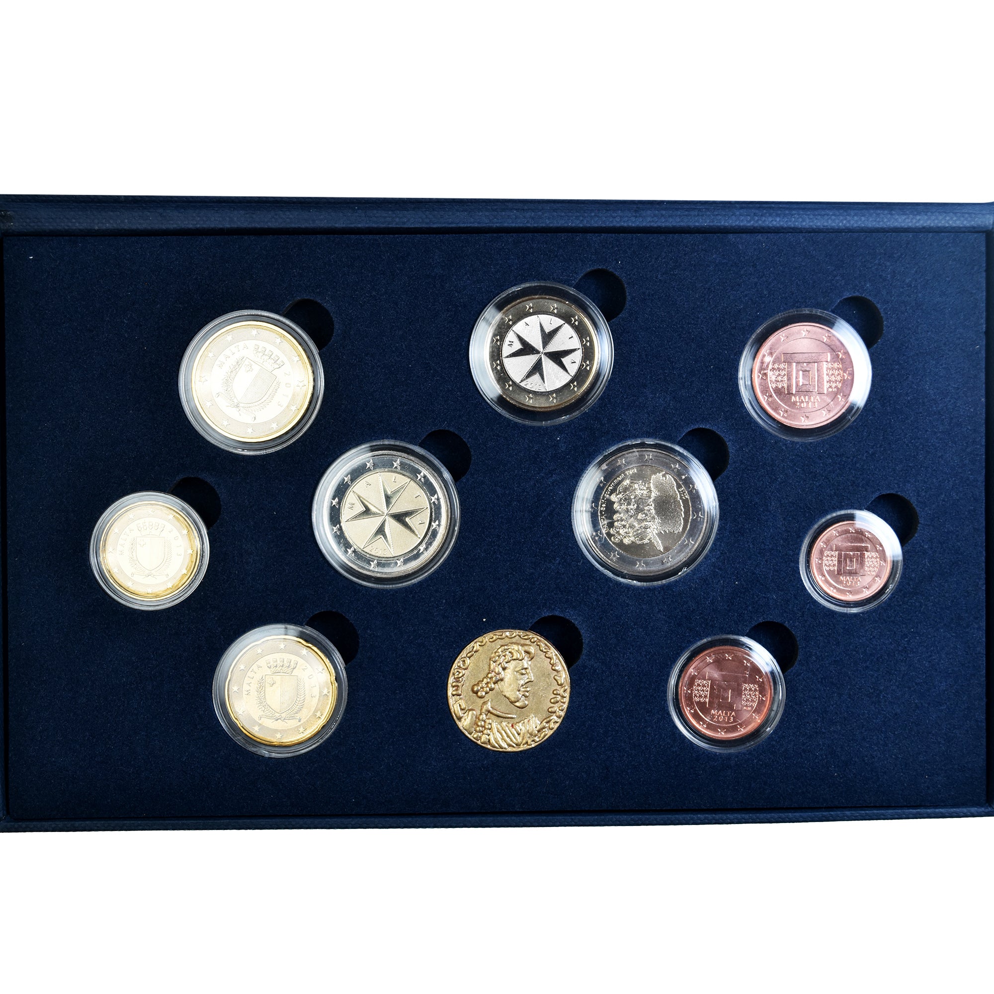 Malta, 1 Cent to 2 Euro, 2013, FDC, (Senza composizione)