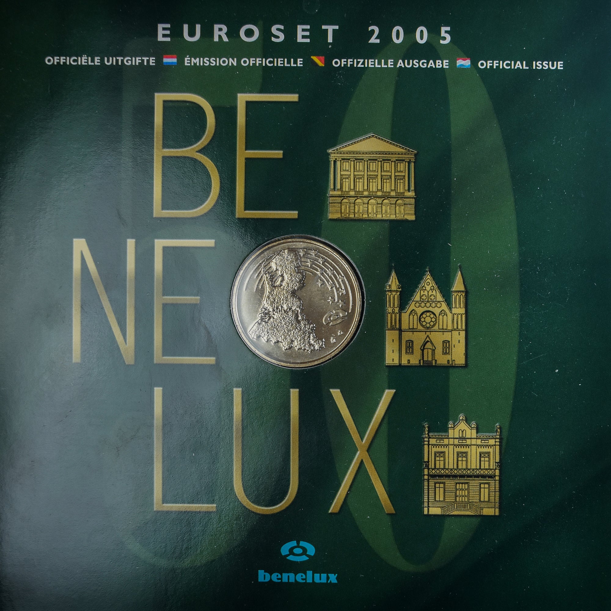 België, 1 Cent to 2 Euro, Coffret Euro Belgique, Luxembourg et Pays-Bas, 2005