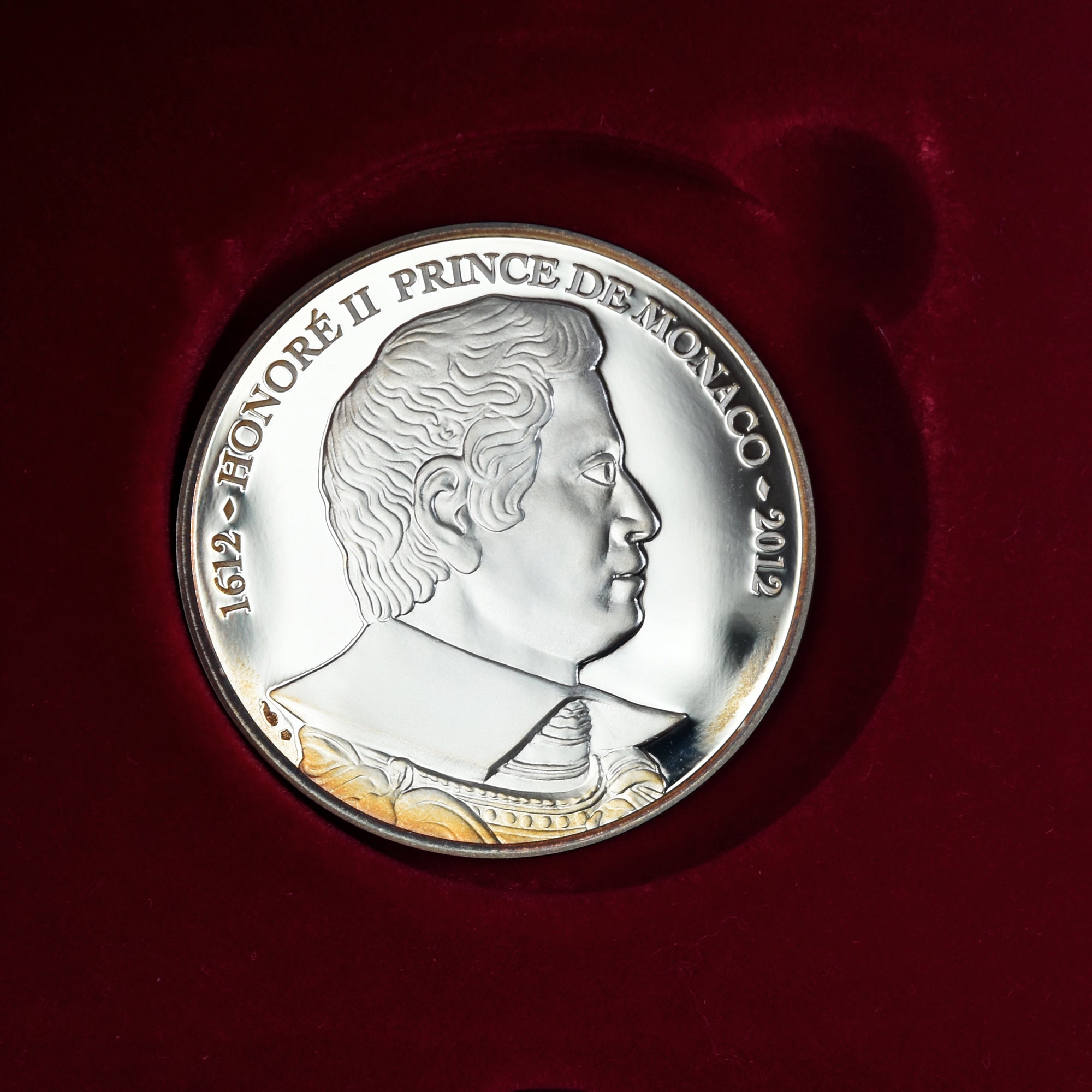 Monaco, 10 Euro, Honoré II - Titre princier, 2012, Paris, BE, FDC, Argento