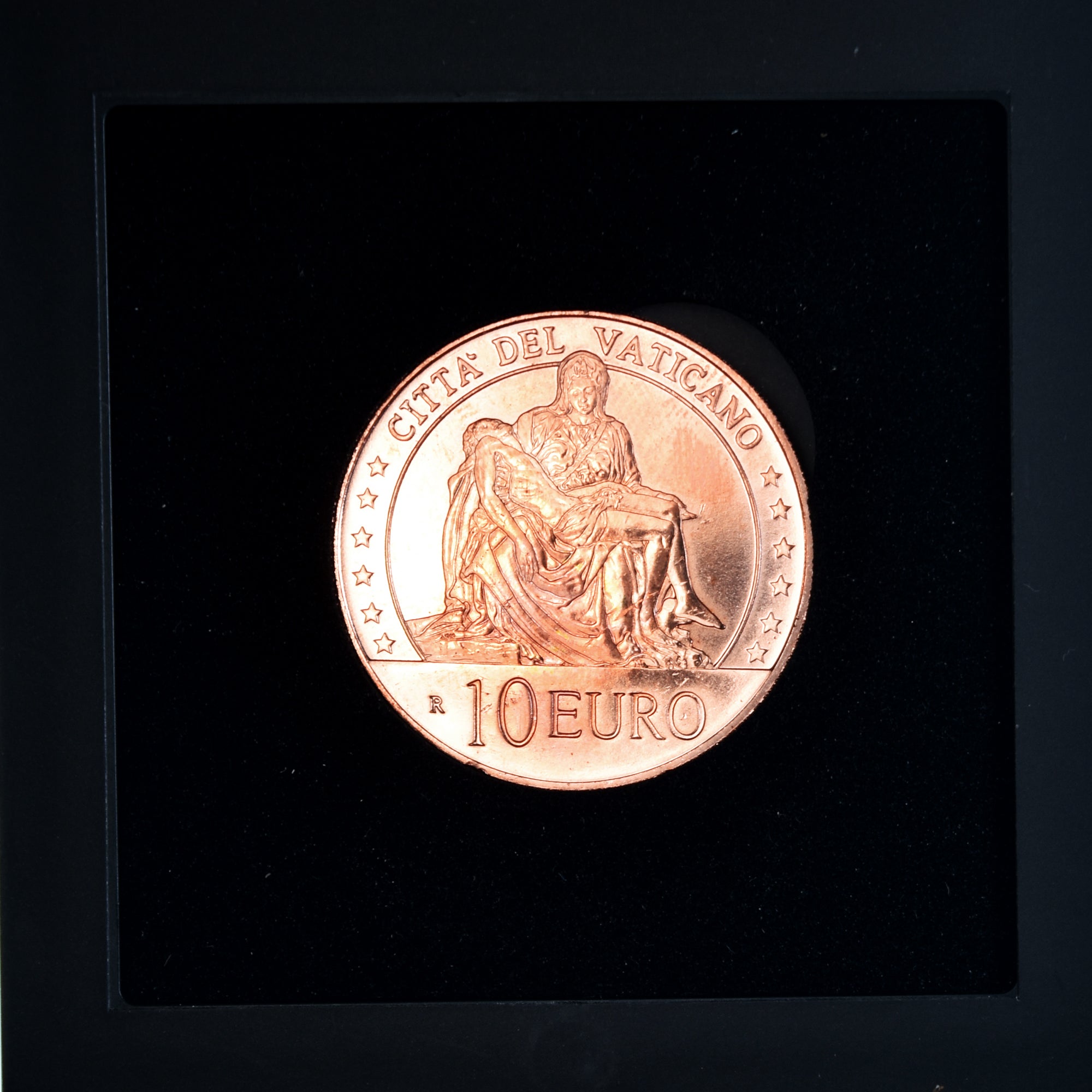 Vatican, 10 Euro, 2020, La Pietà de Michel-Ange, MS(63), Cuivre