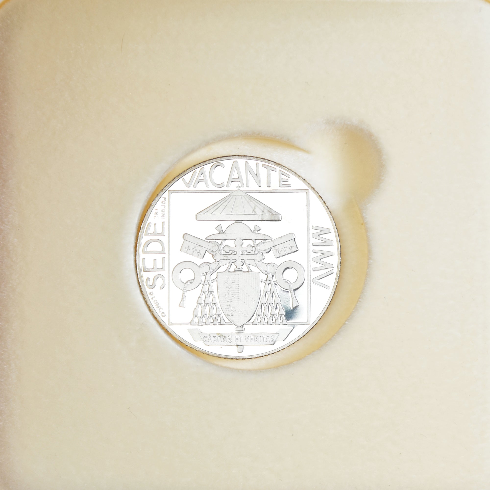Vaticano, 5 Euro, Siège Vacant, 2005, Rome, FDC, Plata
