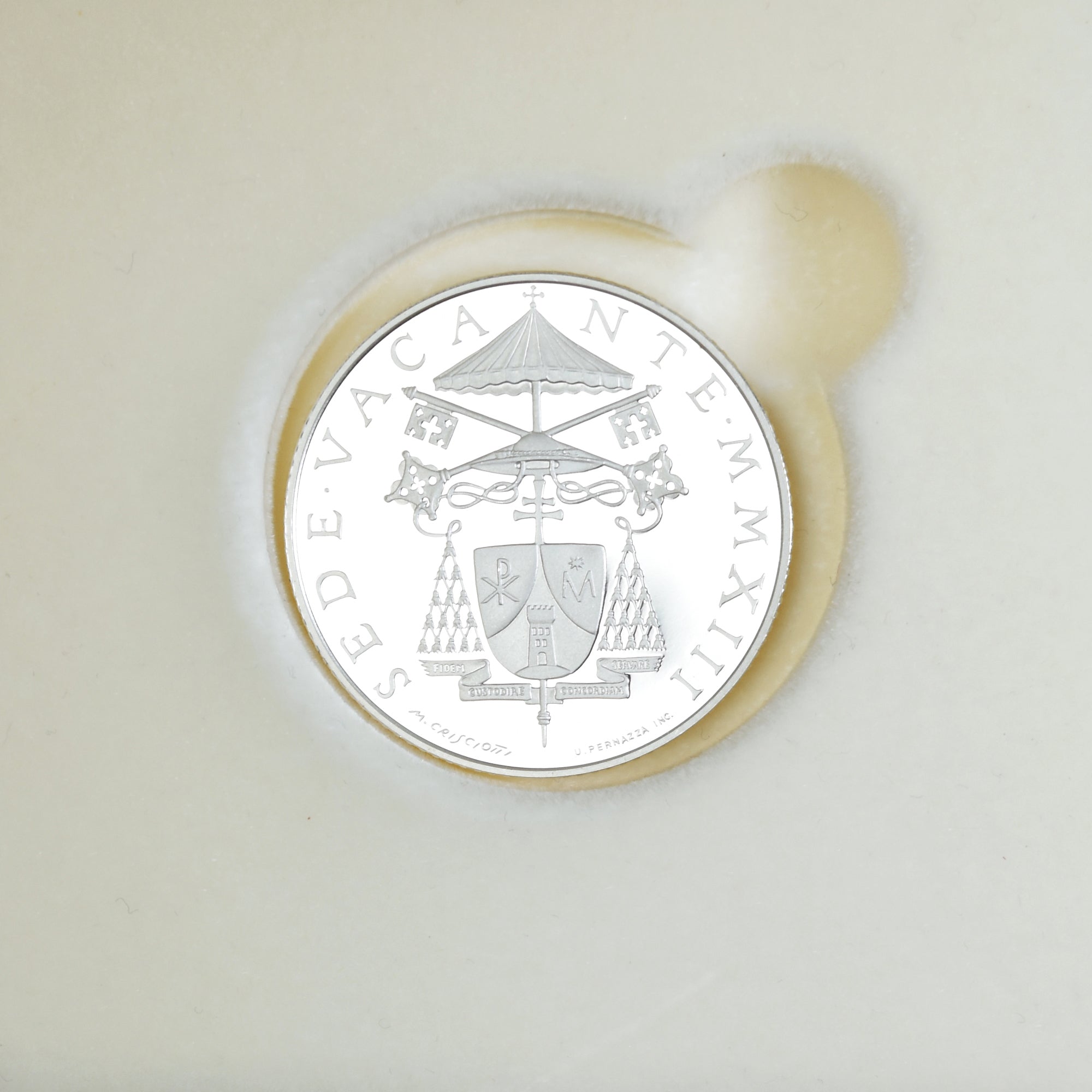 Vaticano, 5 Euro, Siège Vacant, 2013, Rome, FDC, Plata