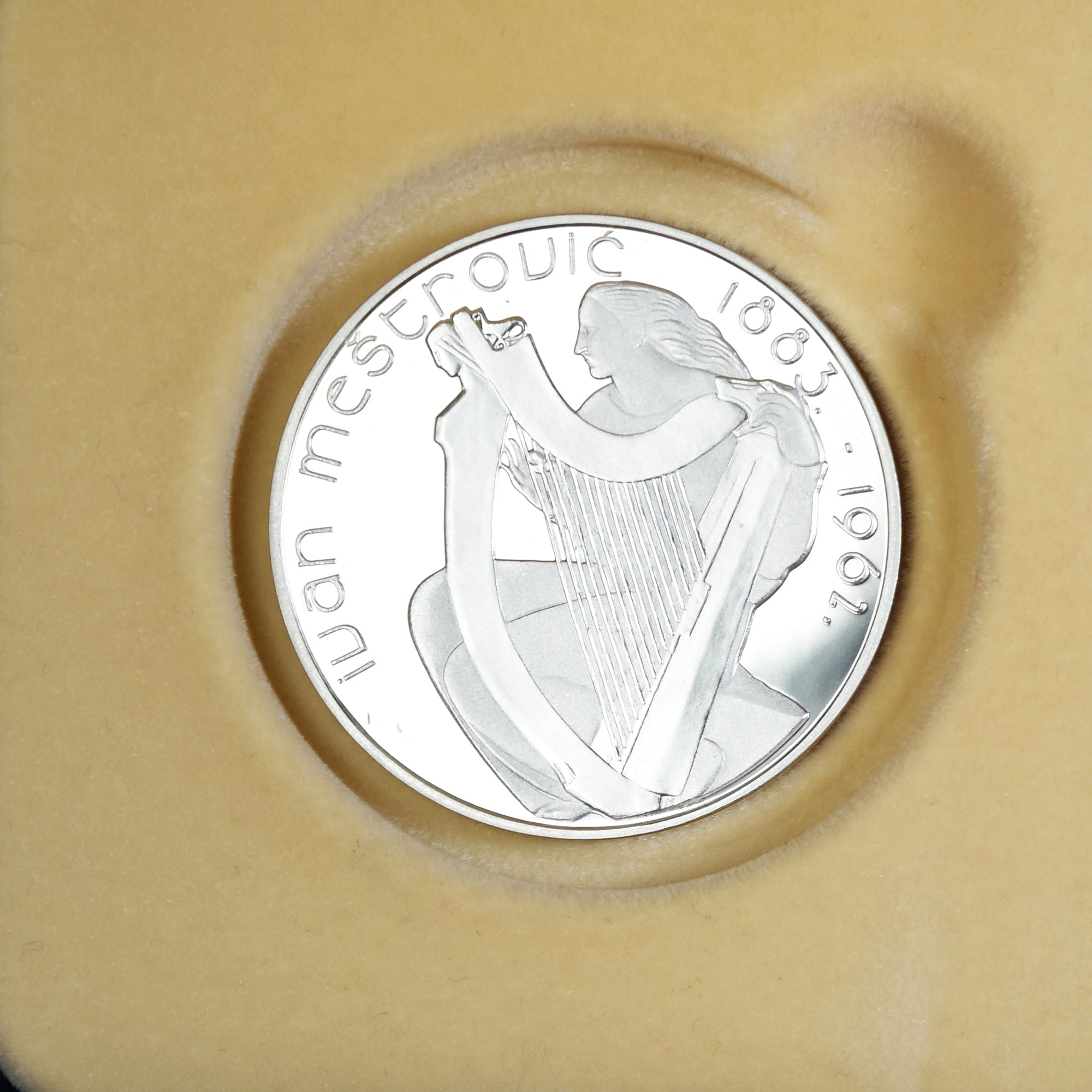 IRELAND REPUBLIC, 15 Euro, Ivan Mestroviae, 2007, Sandyford, Proof, MS(65-70)