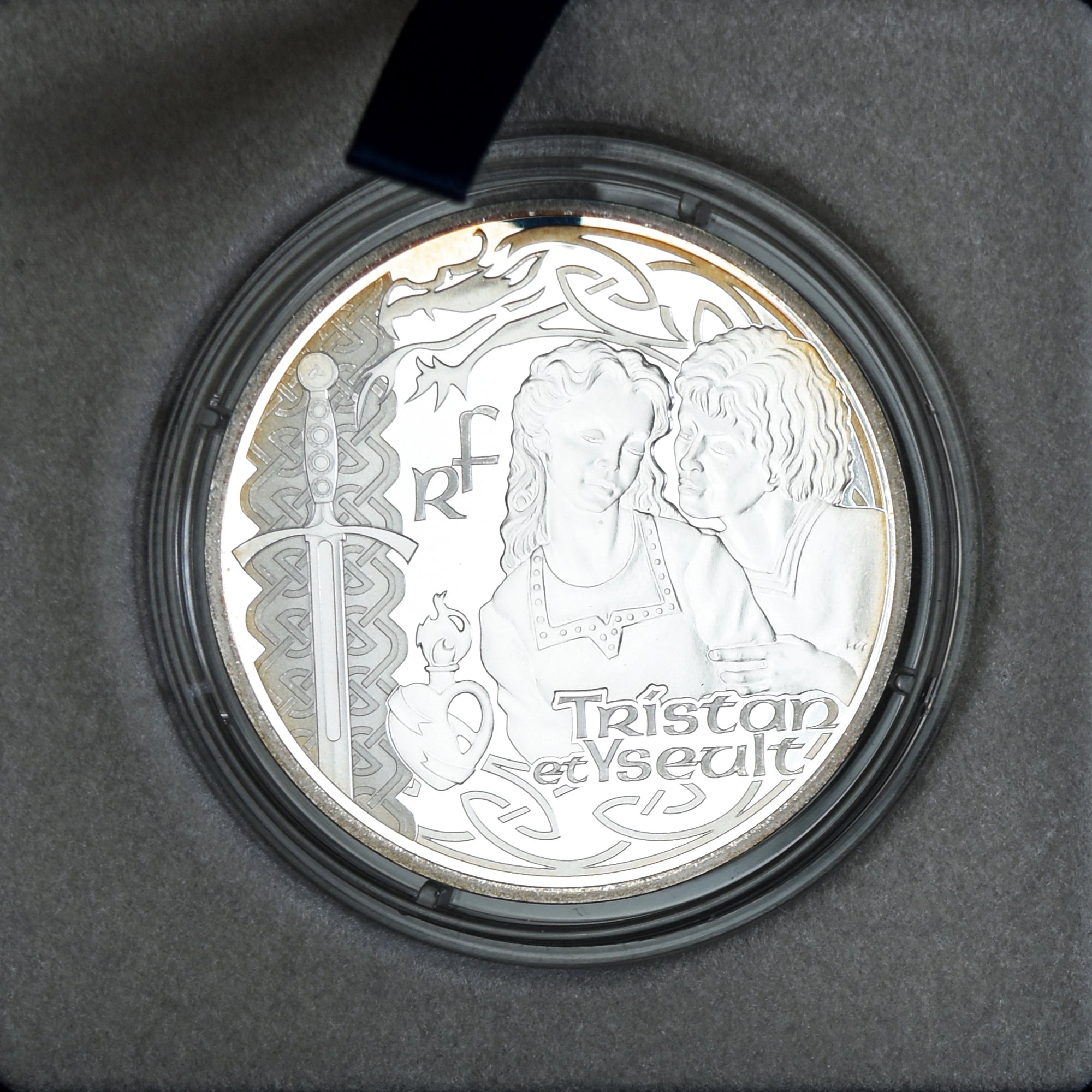 França, Monnaie de Paris, 10 Euro, Tristan et Yseult, 2015, Paris, Proof