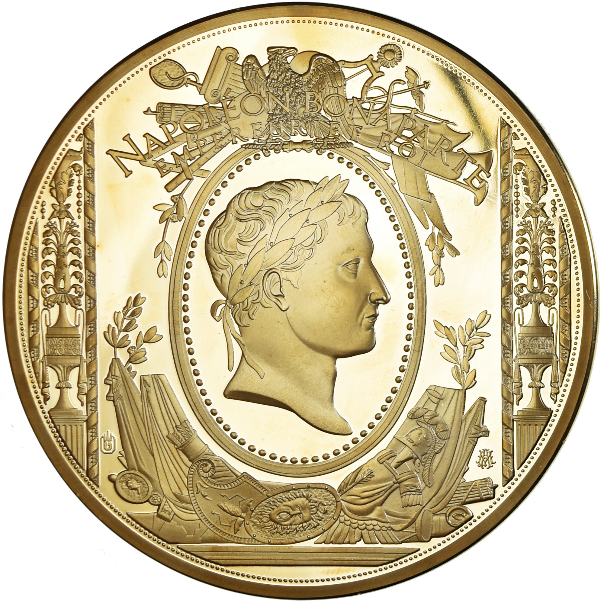 France, Medal, Napoléon Ier, History, MS(65-70), Copper Gilt