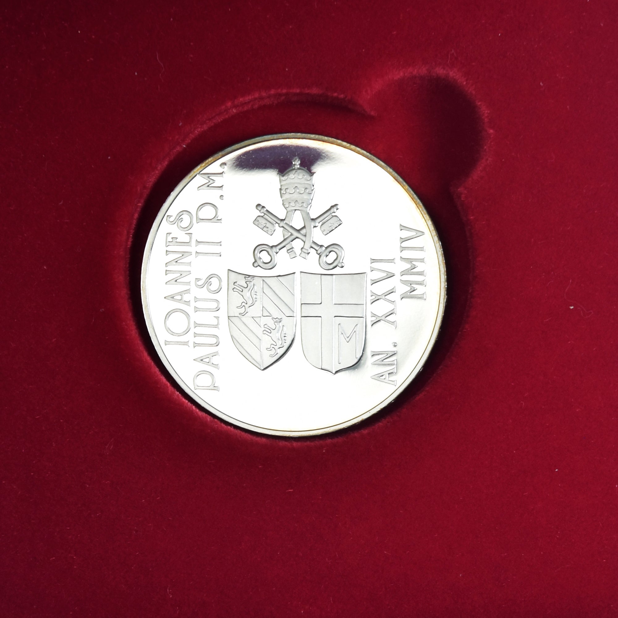 Vatican, jean paul II, 5 Euro, Immaculée Conception, 2004, Rome, MS(65-70)