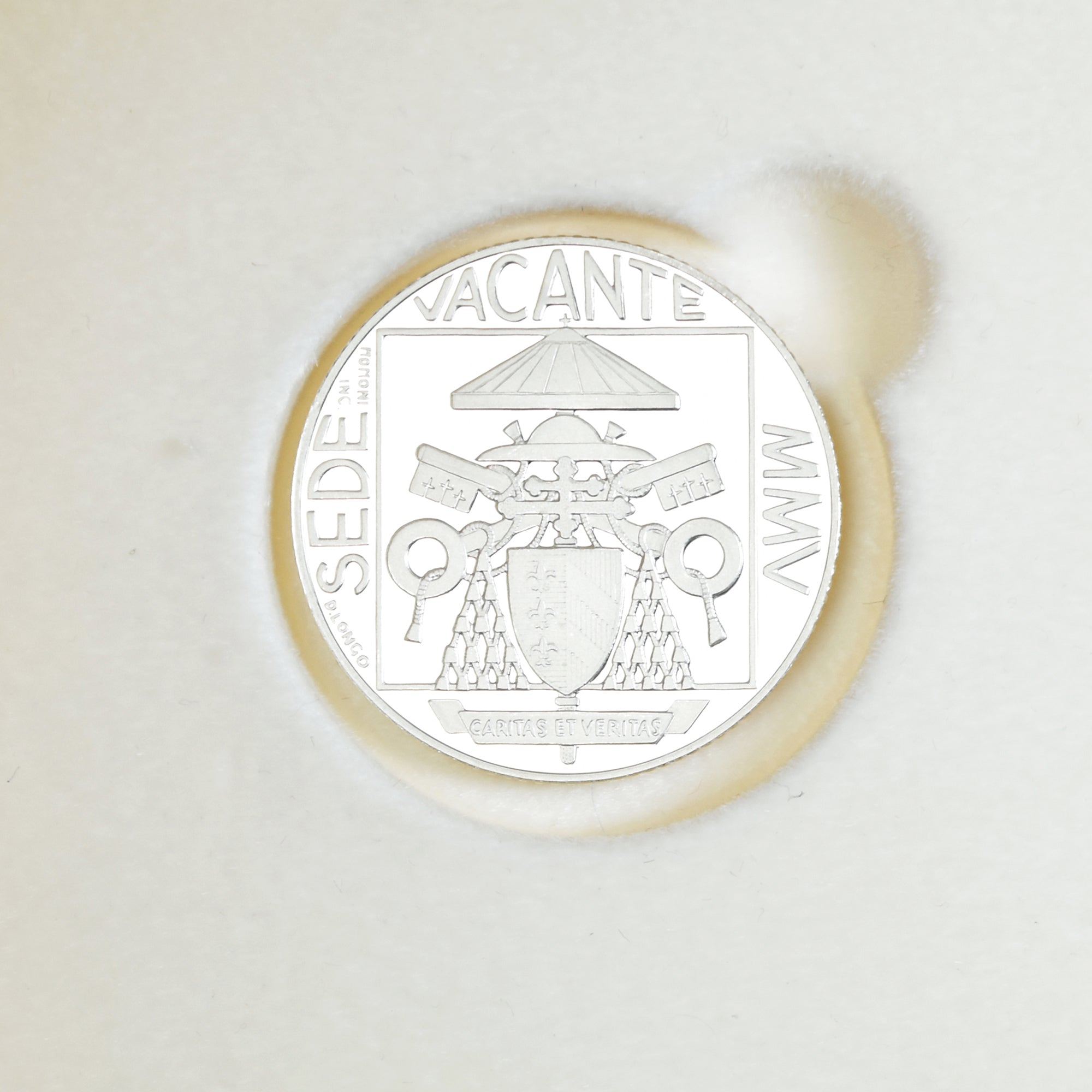 Vaticano, 5 Euro, Siège Vacant, 2005, Rome, FDC, Argento
