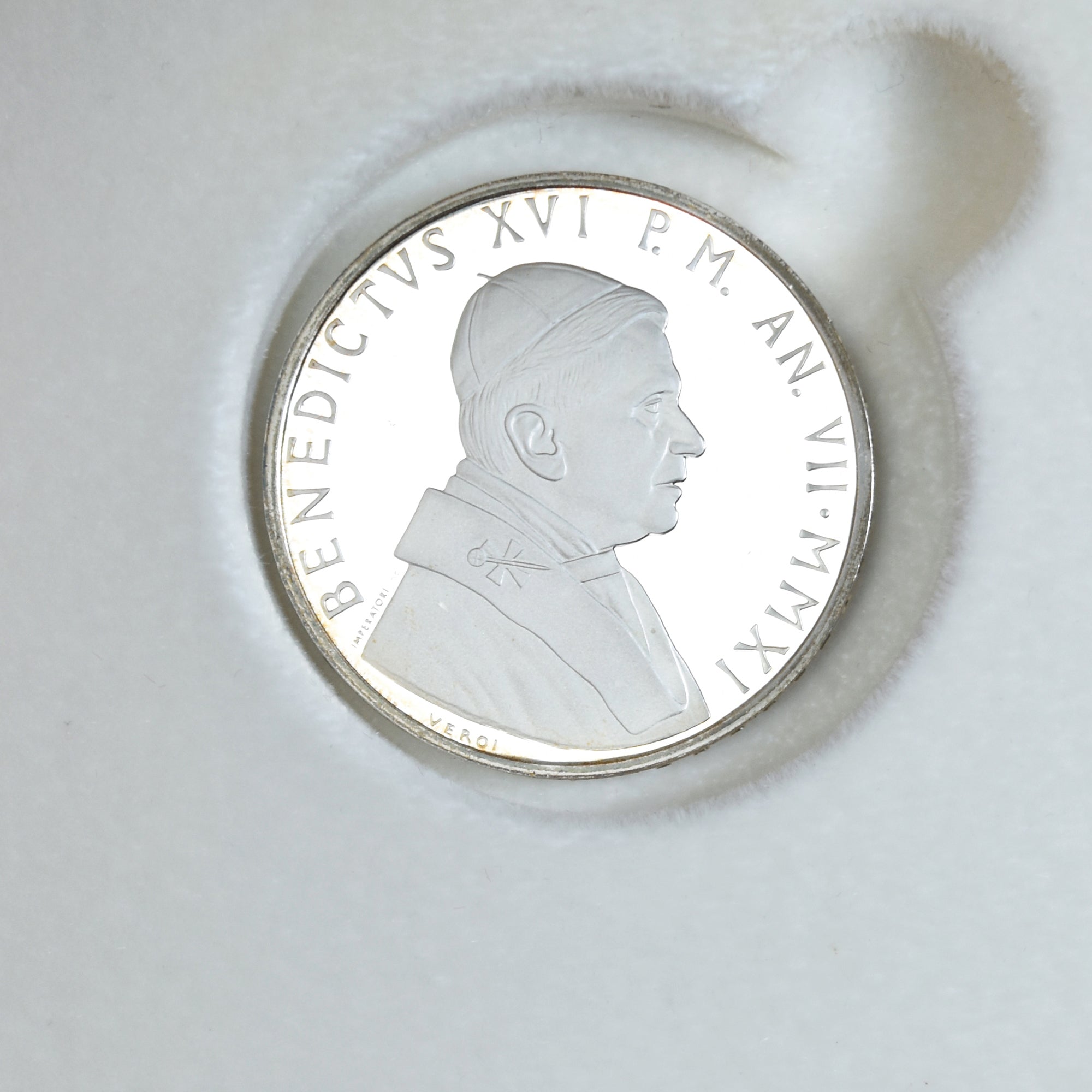 Vatican, Pape Benoit XVI, 10 Euro, Jubilé sacerdotal, 2011, Rome, MS(65-70)