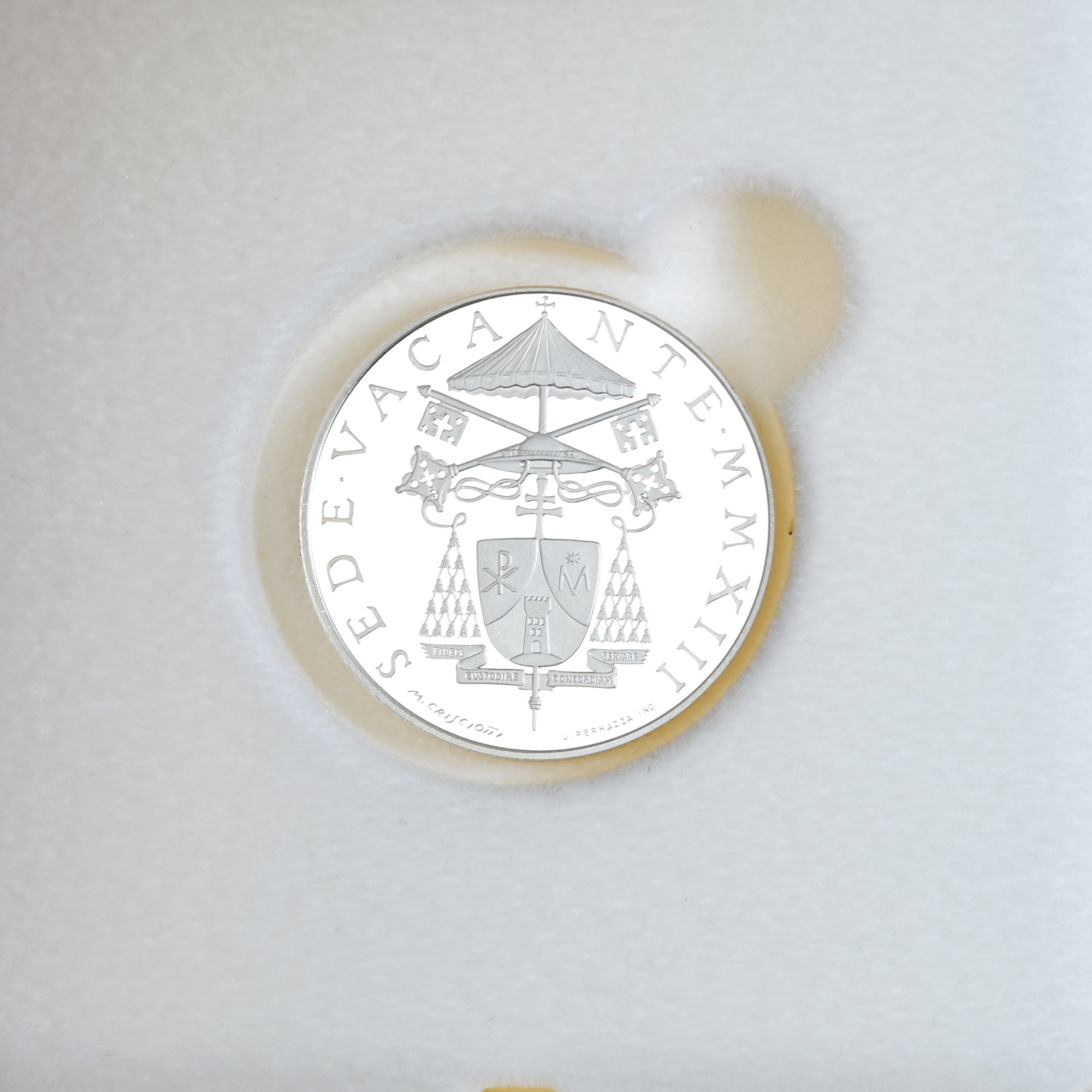 Vatican, 5 Euro, Siège Vacant, 2013, Rome, MS(65-70), Silver