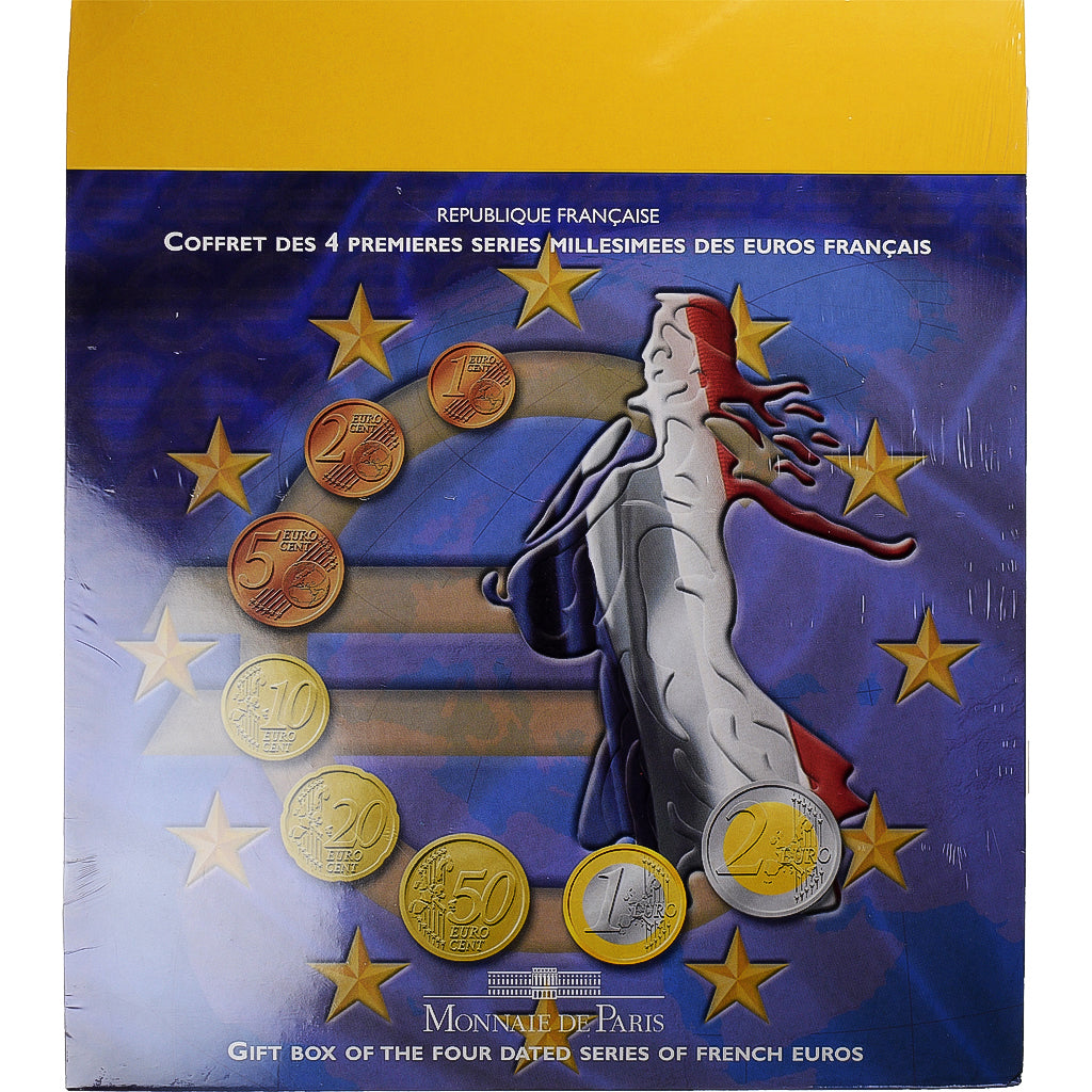 France, Monnaie de Paris, Euro-Set, 1999, FDC.BU, MS(65-70), (No Composition)