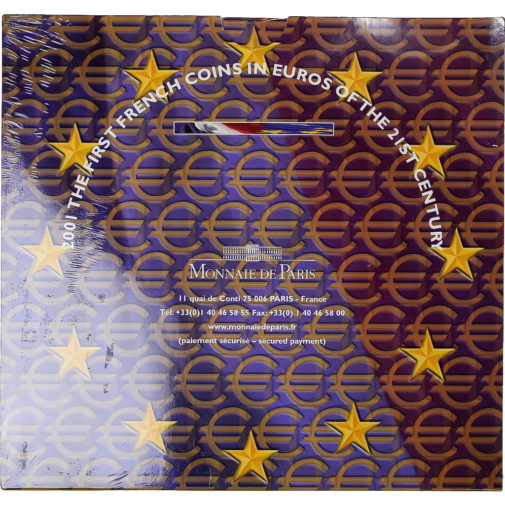 Frankrijk, Parijse munten, Euro-Set, 2001, BU, FDC, n.v.t.