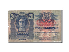 Hungary, 20 Korona, 1913, 1913-01-02, KM:20, EF(40-45)