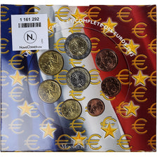 France, Monnaie de Paris, Euro-Set, 2003, MS(65-70), Gadoury:page 338