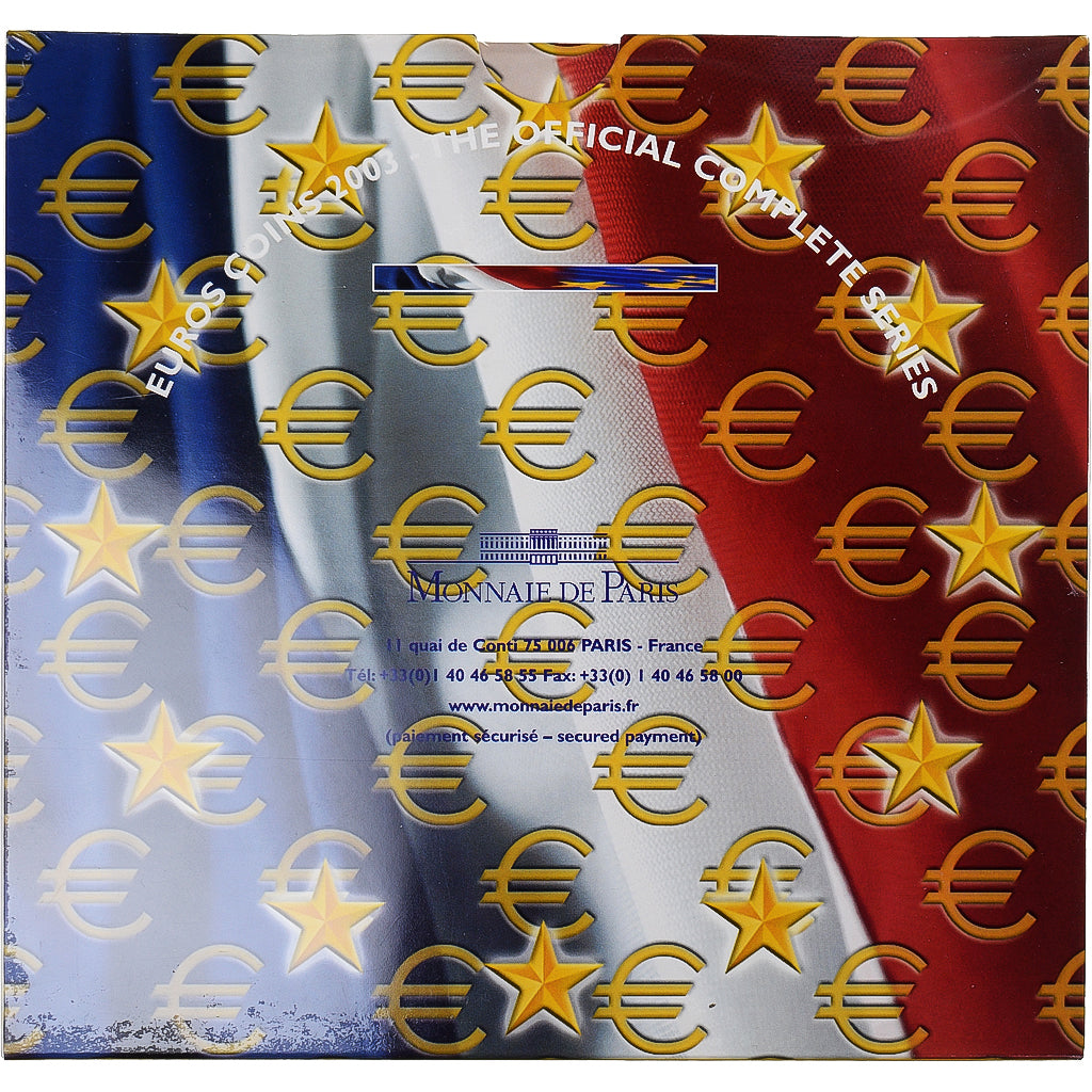 Francia, Monnaie de Paris, Euro-Set, 2003, FDC, N.C., Gadoury:page 338
