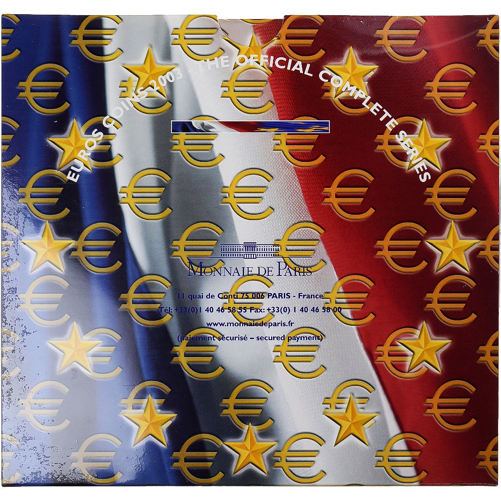 Francia, Monnaie de Paris, Euro-Set, 2003, FDC, N.C., Gadoury:page 338