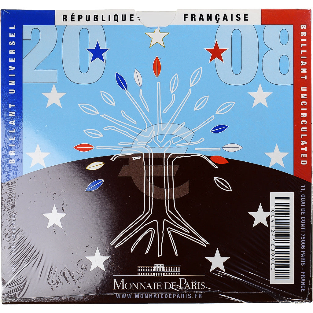 Francia, Monnaie de Paris, Euro-Set, 2008, BU, FDC, N.C., Gadoury:page 338