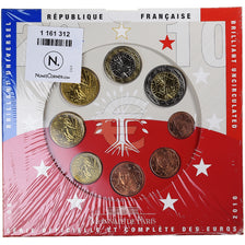 France, Monnaie de Paris, 1 Cent to 2 Euro, 2010, Paris, Set, MS(65-70)