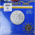 France, 1/4 Euro, 2002, Paris, MS(65-70), Silver, KM:1300