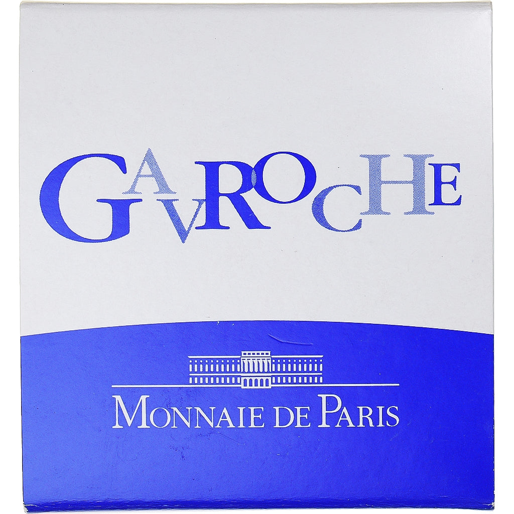 France, 1-1/2 Euro, Gavroche - Victor Hugo, 2002, Paris, Proof, MS(65-70)