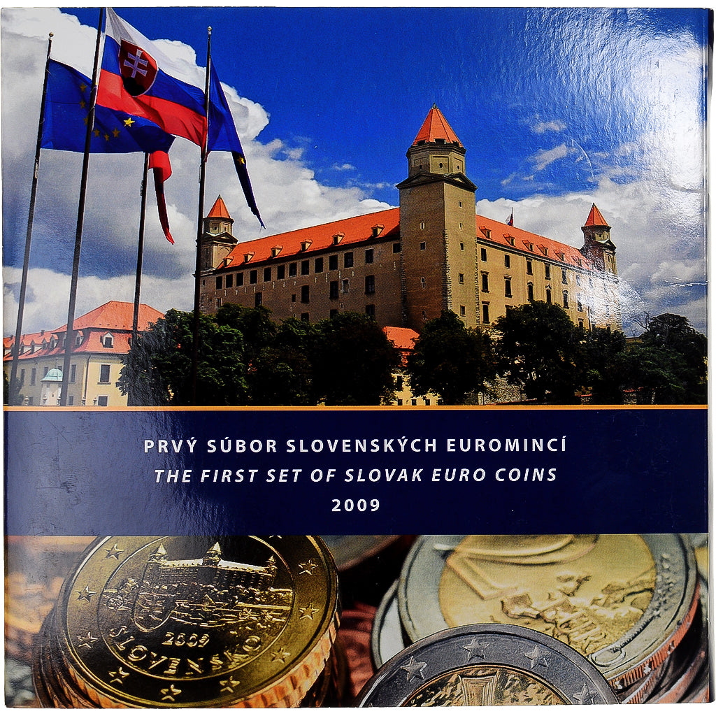 Slovakia, Set, 2009, Kremnica, 1c à 2€, MS(65-70)