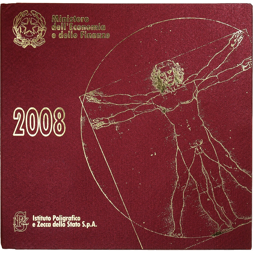 Italia, Euro-Set, 2008, FDC, (Sin composición)