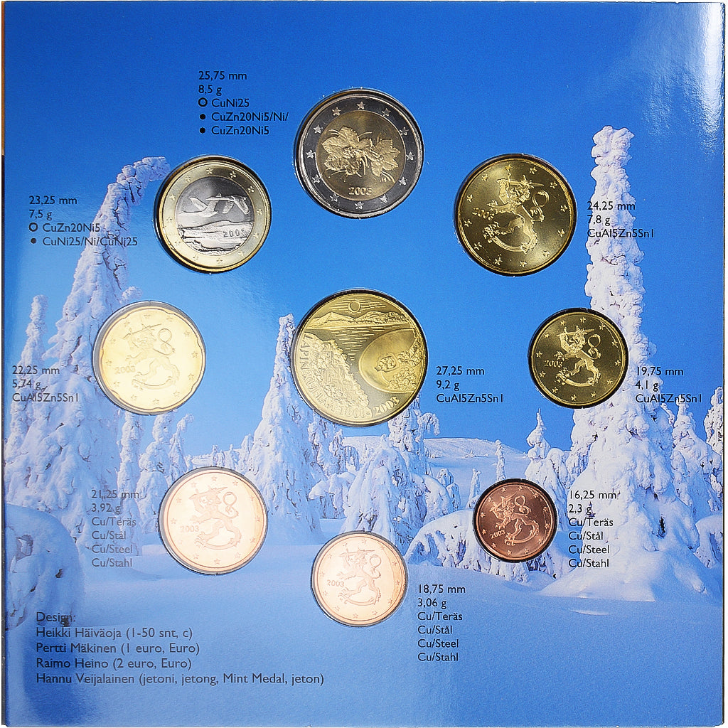 Finland, Set, 2003, MS(65-70)