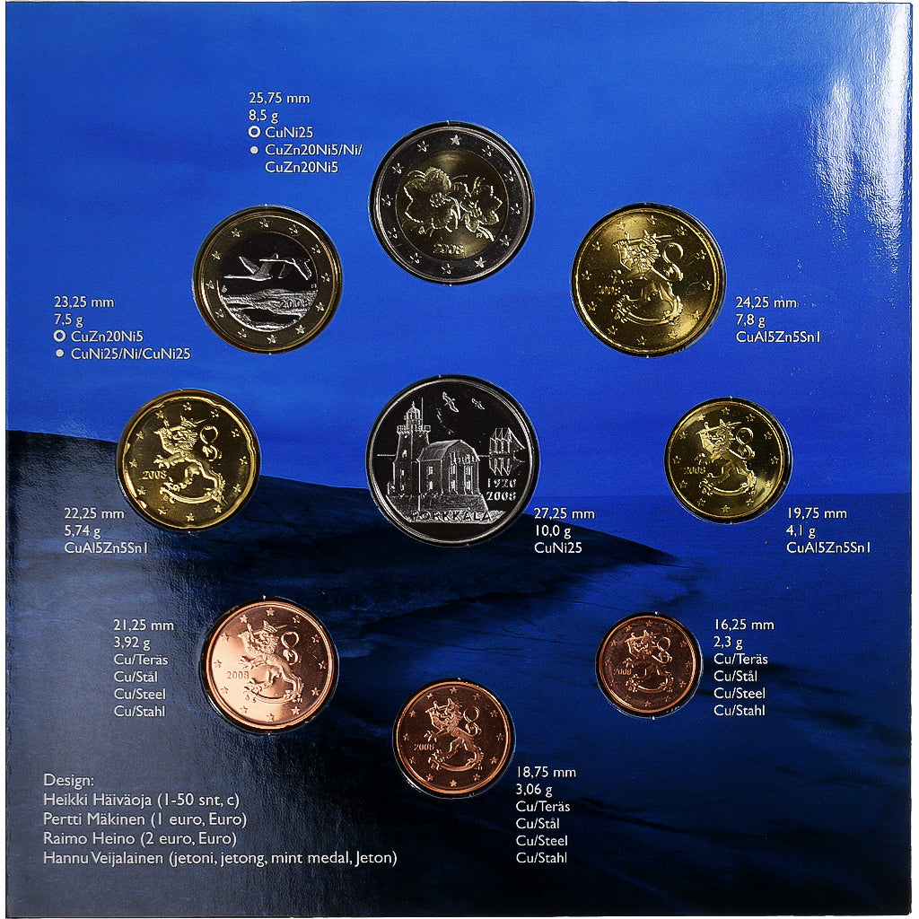Finlandia, Set, 2008, FDC, Sin información