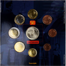 Belgium, 1 Cent to 2 Euro, 2003, Brussels, MS(65-70), (No Composition)