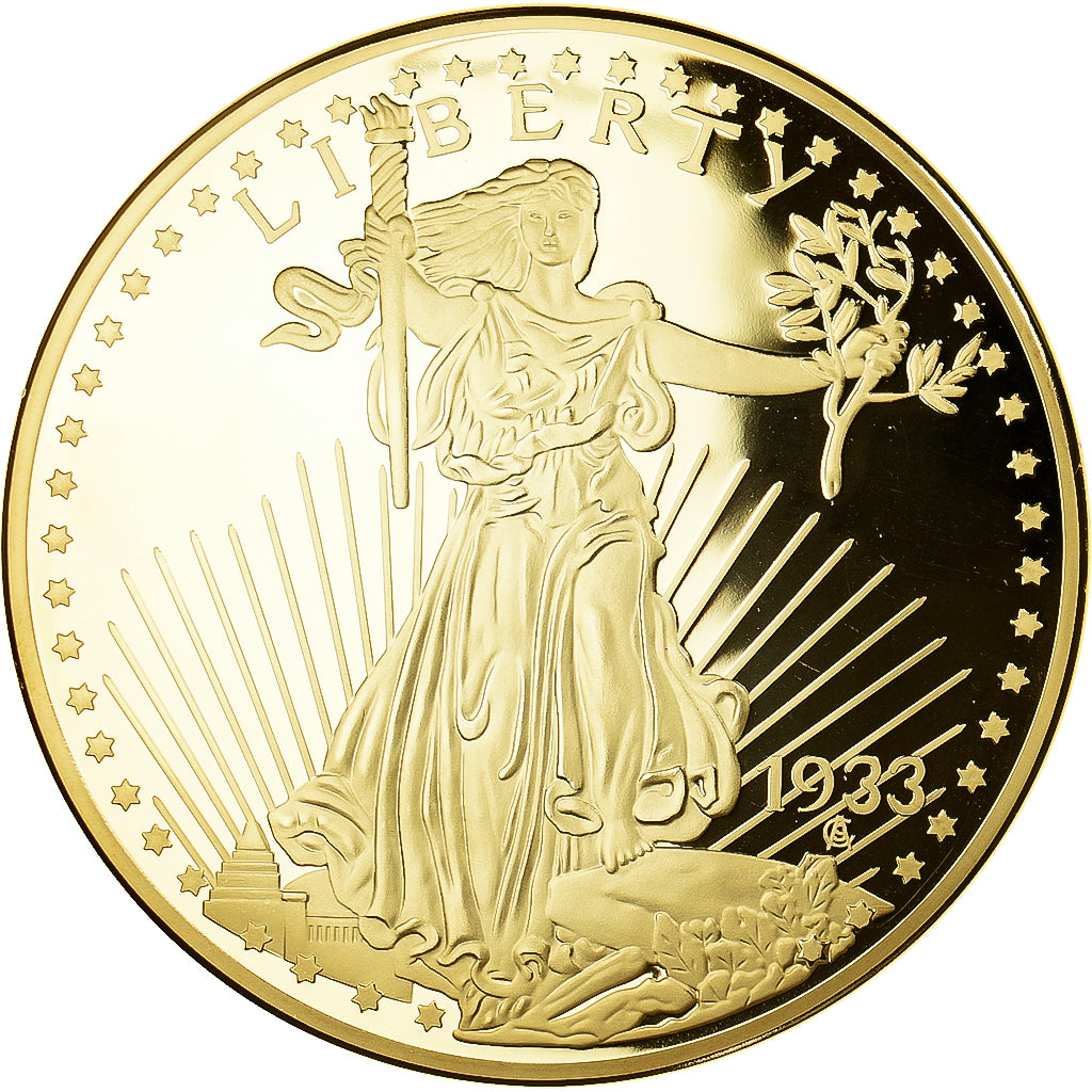 USA, medal, Copy Twenty Dollars, Liberty, MS(65-70), Stop miedzi