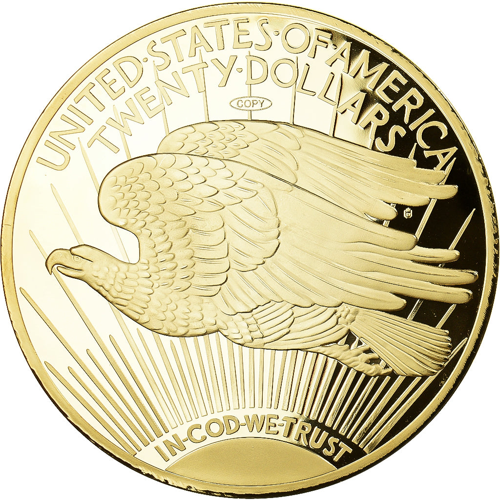 USA, medal, Copy Twenty Dollars, Liberty, MS(65-70), Stop miedzi