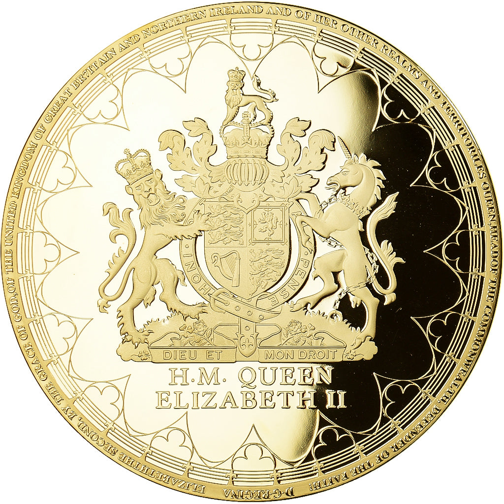 Reino Unido, medalha, The 90th birthday of Elizabeth II Queen, MS(65-70), Cobre