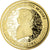 Áustria, medalha, Wolfgang Amadeus Mozart, MS(65-70), Cobre Dourado