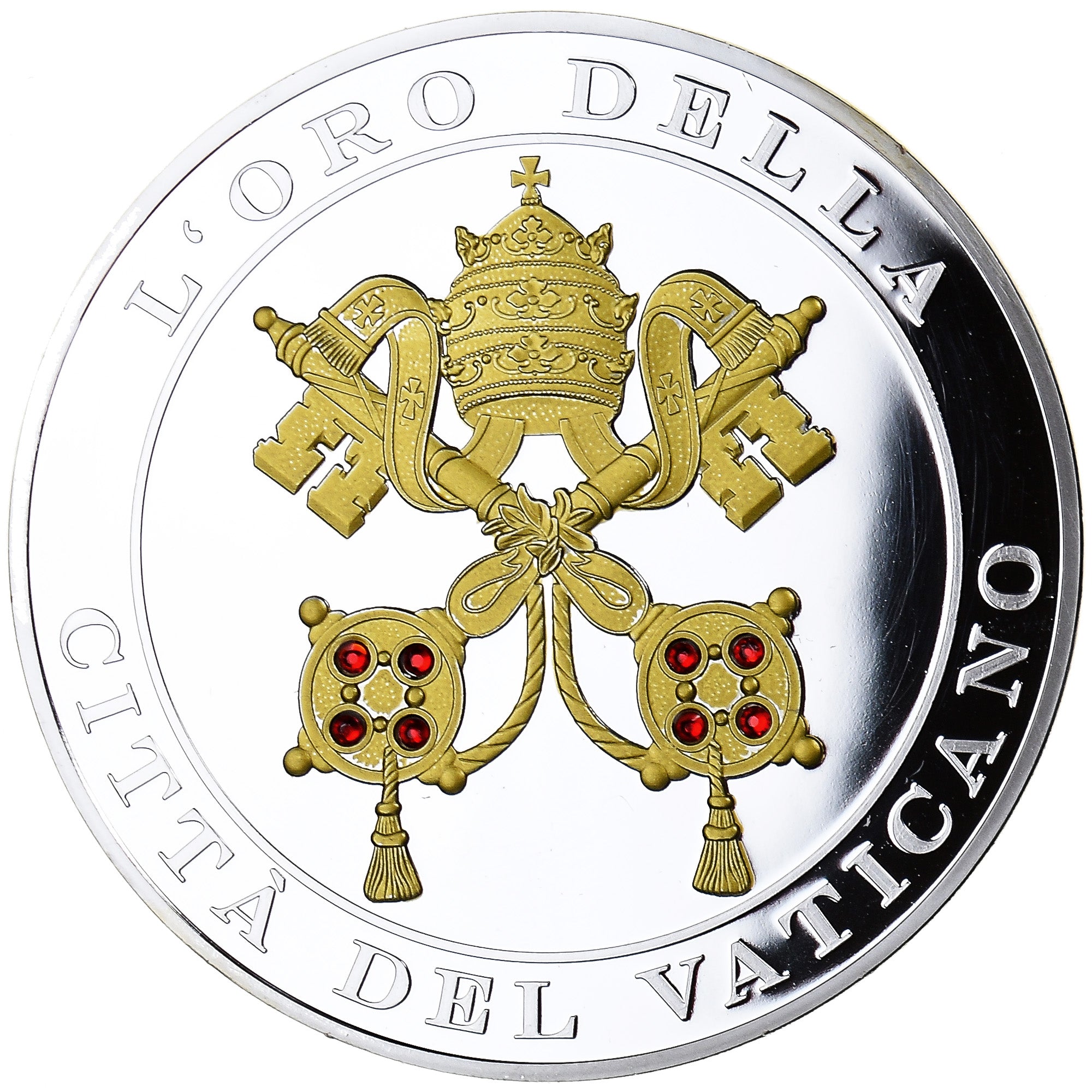 Vatican, Medal, San Marco Evangelista, 2014, MS(65-70), Copper Plated Silver