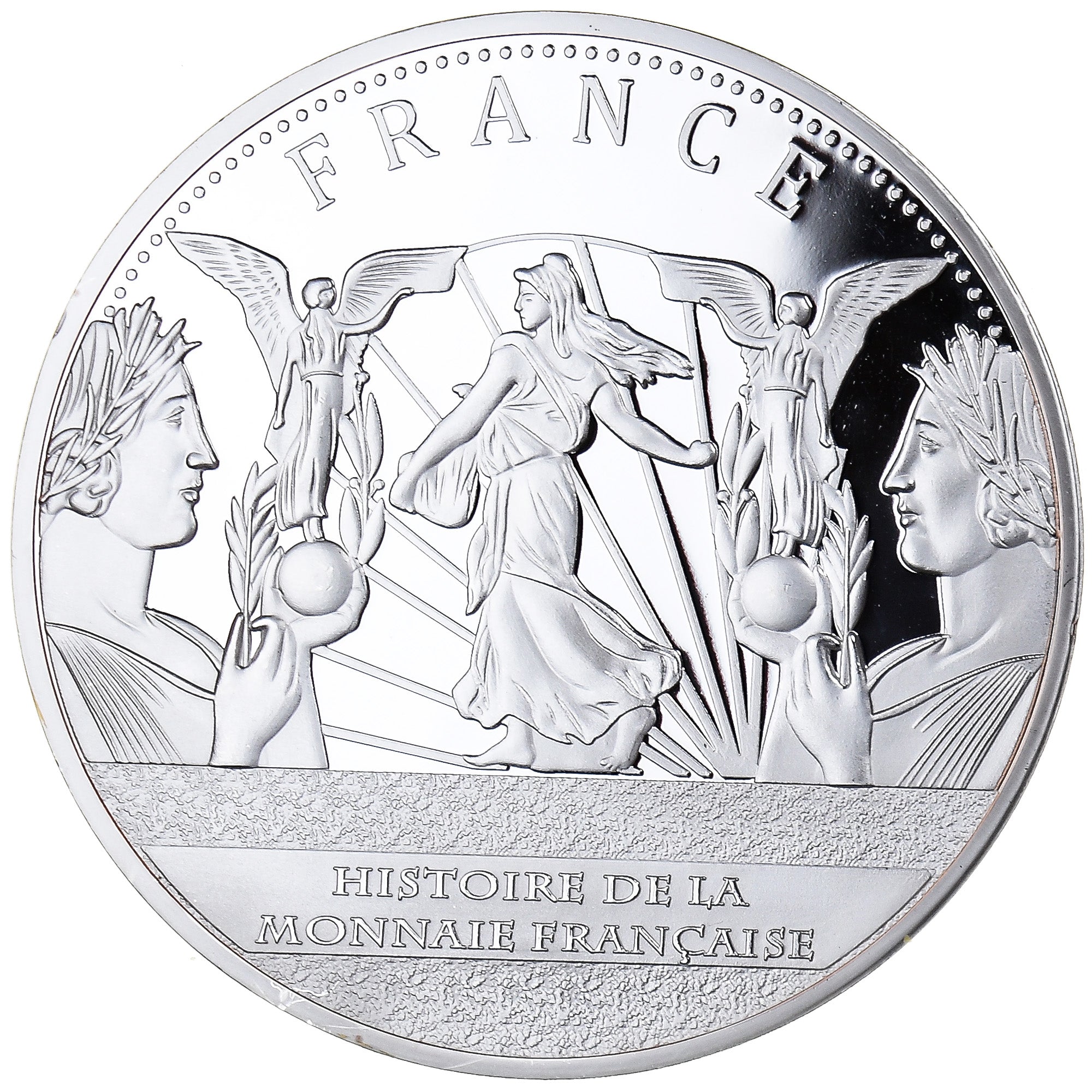 France, Medal, Napoleon I, Histoire de la monnaie Française, 20 Francs 1807