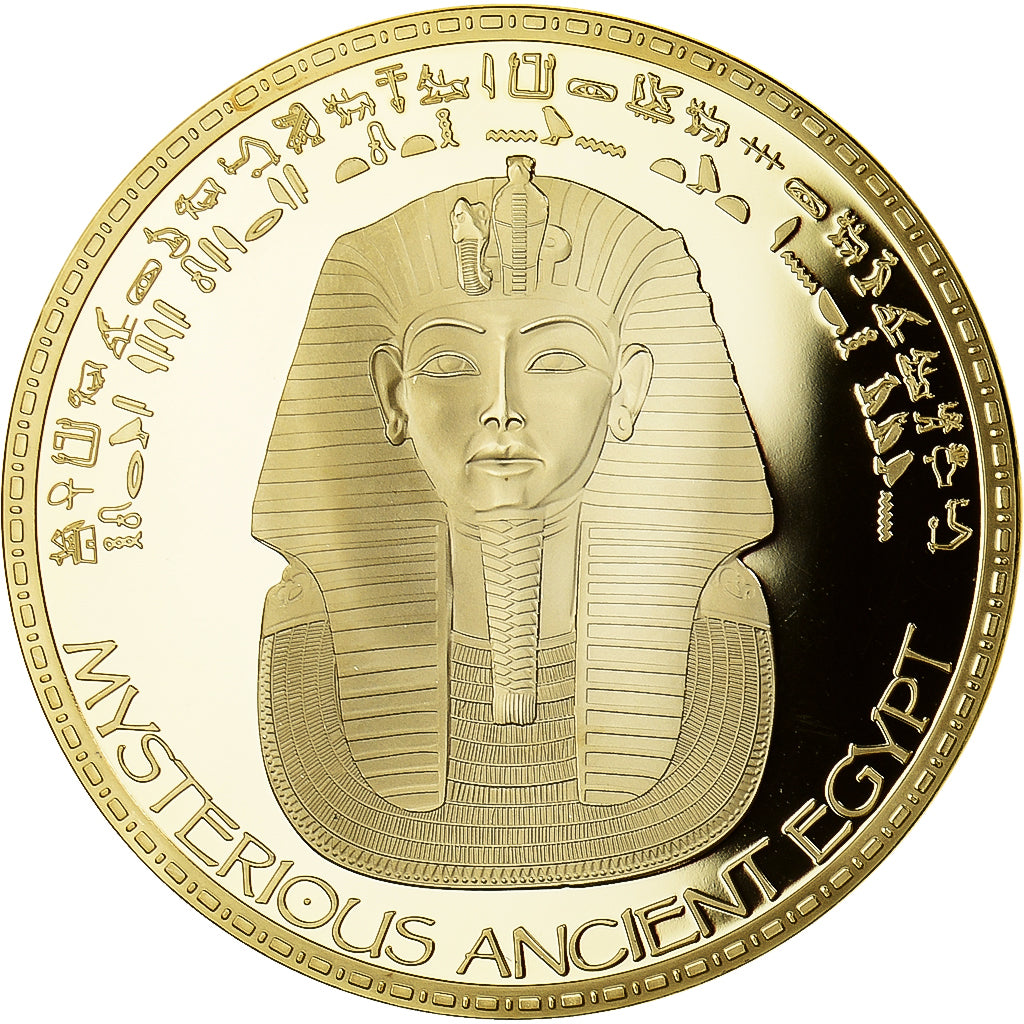 Egypt, Medal, Nefertiti, History, MS(65-70), Copper Gilt