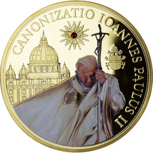 Vatican, Medal, Canonisation de Jean Paul II, MS(65-70), Copper Gilt