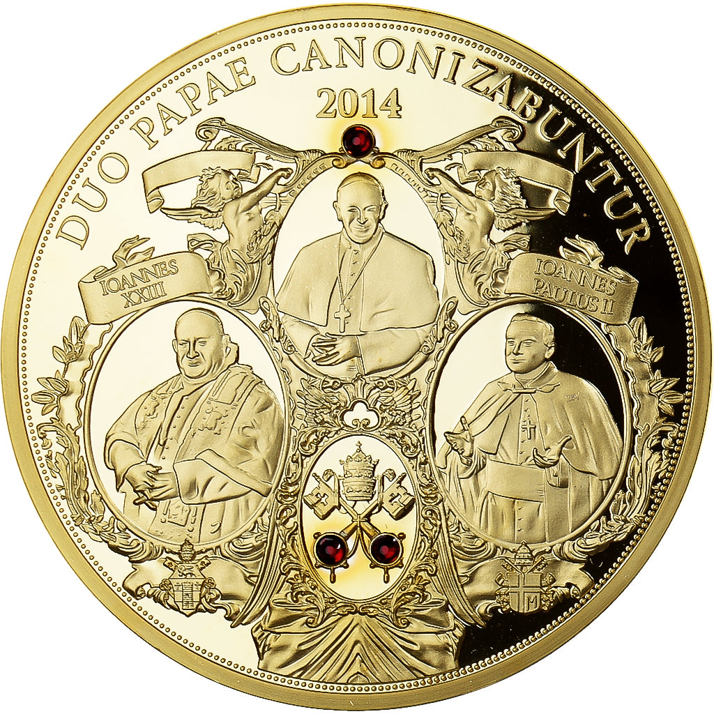 Vaticano, medaglia, Canonisation de Jean-Paul II et Jean XXIII, Religions &