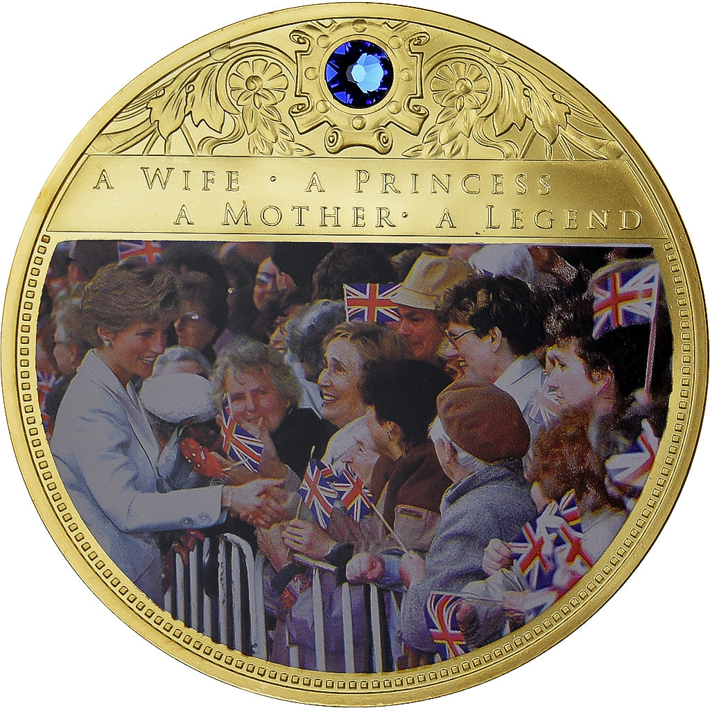 Verenigd Koninkrijk, Medaille, Portraits de la Princesse Diana, UNC-, Copper