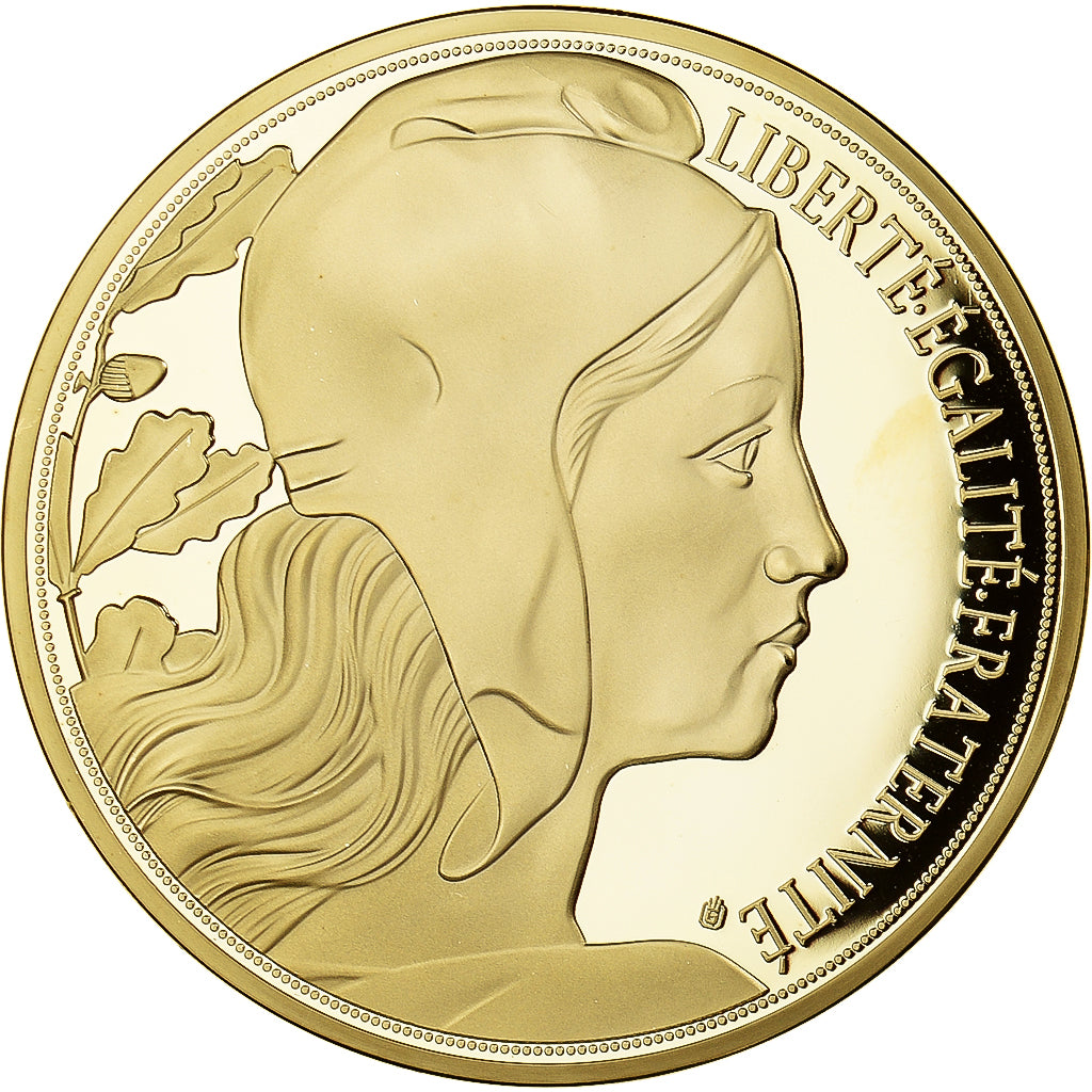 Frankreich, Medaille, Liberté, La Marseillaise, STGL, Copper Gilt