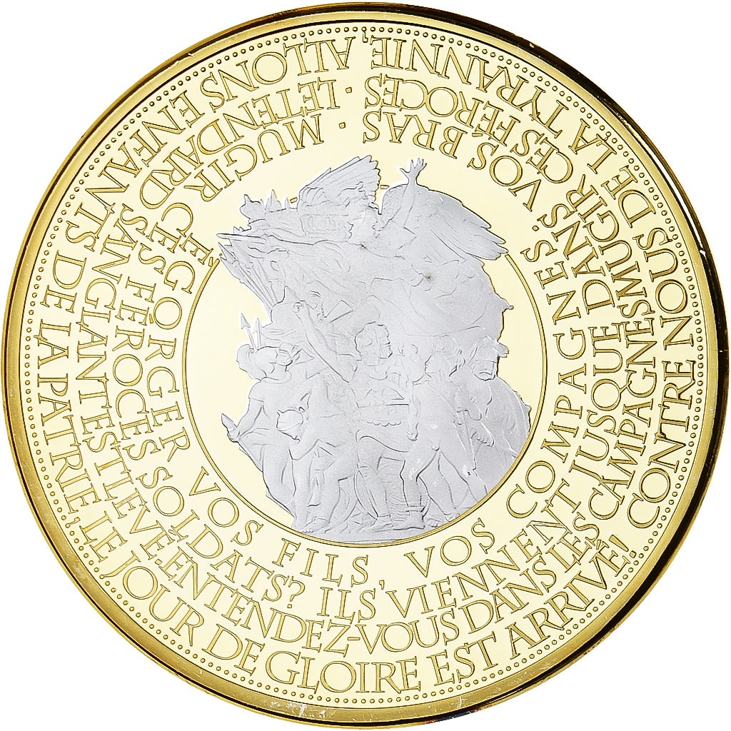 Francja, medal, Les piliers de la République, Marianne, MS(65-70), Stop miedzi