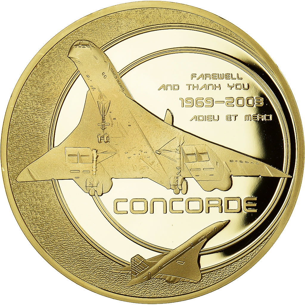 França, medalha, Adieu au Concorde, Dernier Vol New-York/Paris, Aviação