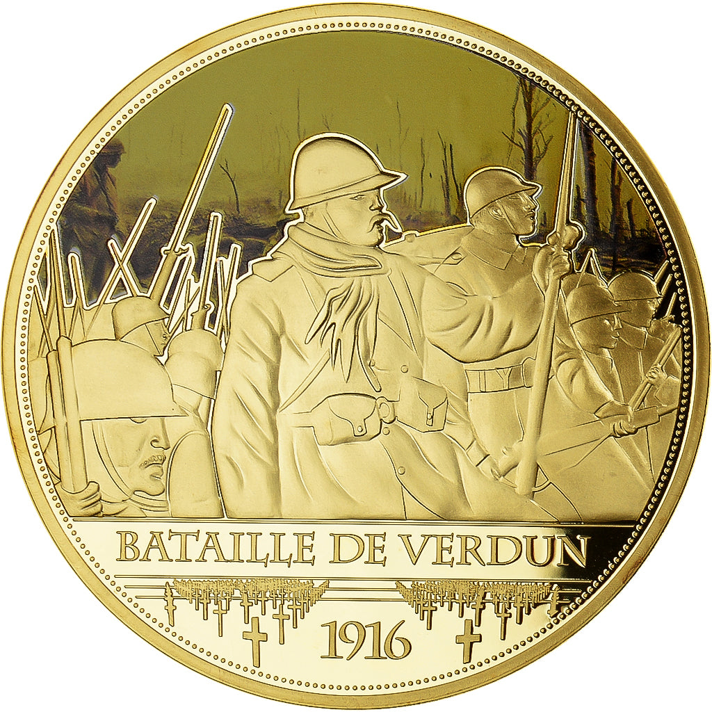 France, Medal, Centenaire Première Guerre Mondiale, Bataille de Verdun