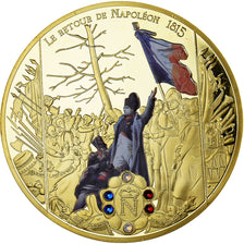 Frankreich, Medaille, Le Retour de Napoléon, 1815, History, STGL, Copper Gilt